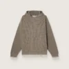 Bluza z kapturem unisex w kolorze gołębiej szarości
