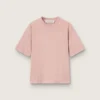 Koszulka w kolorze pudrowego różu z odwróconym logo z tyłu – Jersey Capsule