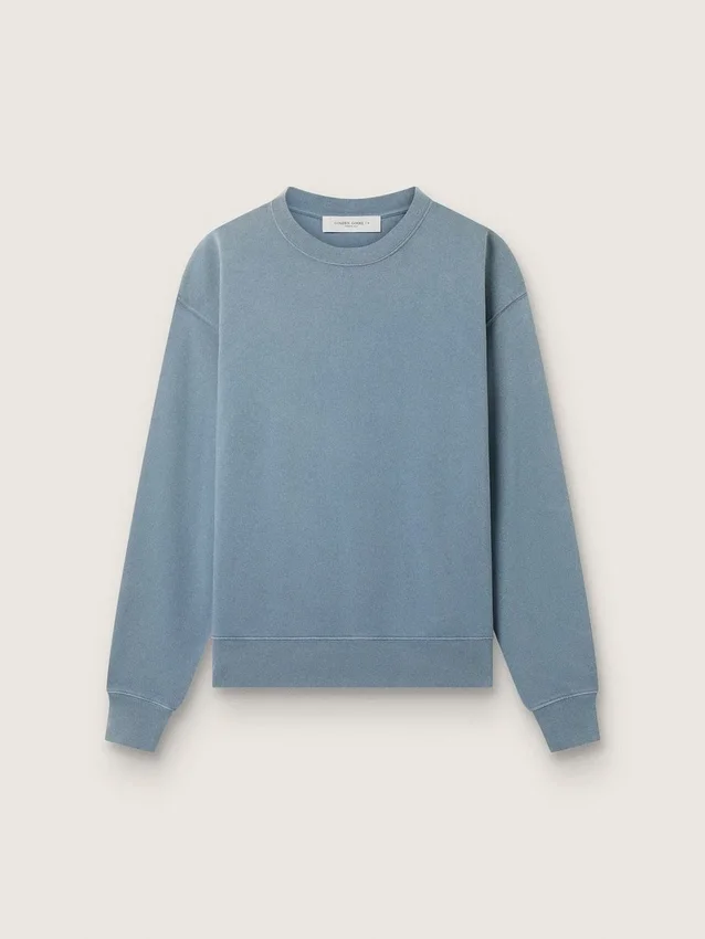 Błękitna bluza z odwróconym logo na plecach – Jersey Capsule