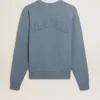 Błękitna bluza z odwróconym logo na plecach – Jersey Capsule