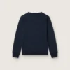 Bluza chłopięca Journey z niebieskiej mieszanki bawełny z kontrastowym logo