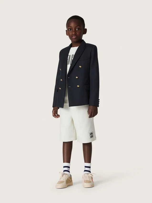 Bluza unisex „Journey” z białej mieszanki bawełny z nadrukiem w stylu doodle
