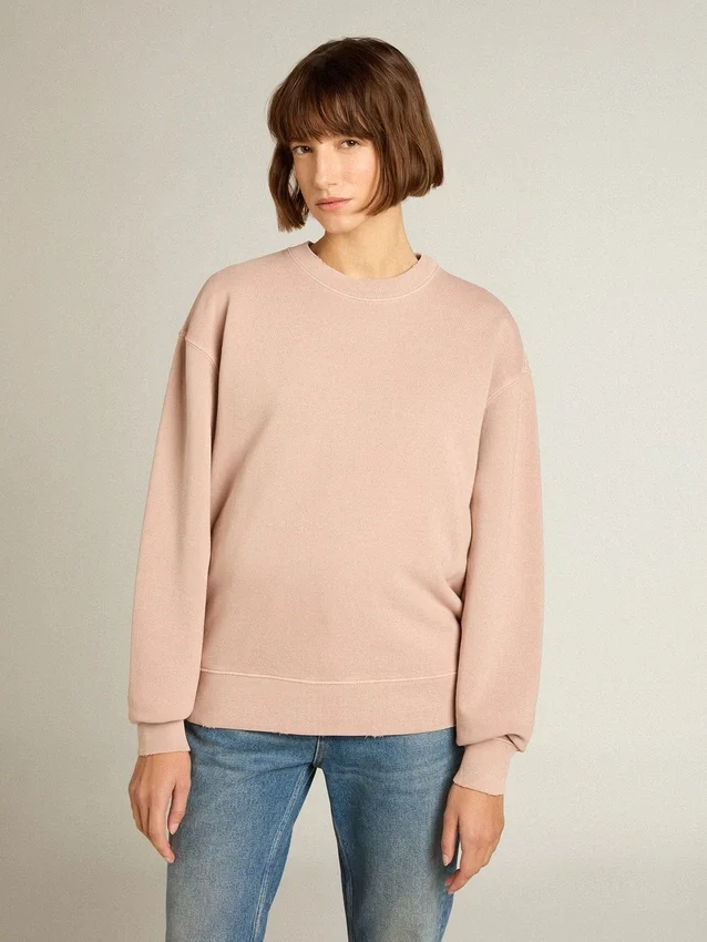 Bluza w kolorze pudrowego różu z odwróconym logo z tyłu – Jersey Capsule