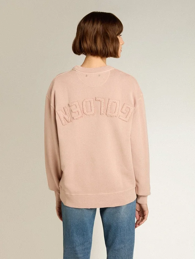 Bluza w kolorze pudrowego różu z odwróconym logo z tyłu – Jersey Capsule