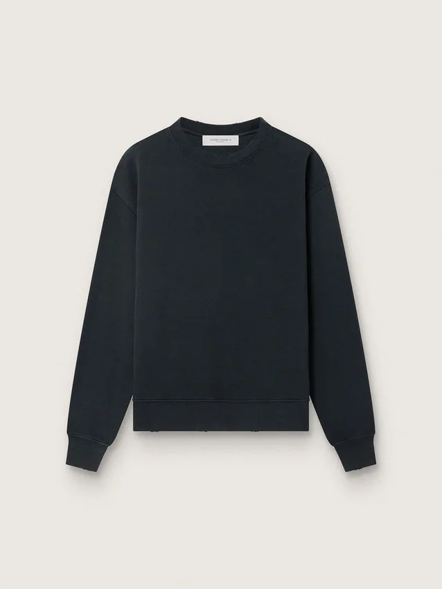 Bluza w kolorze spranego czerni z odwróconym logo z tyłu – Jersey Capsule
