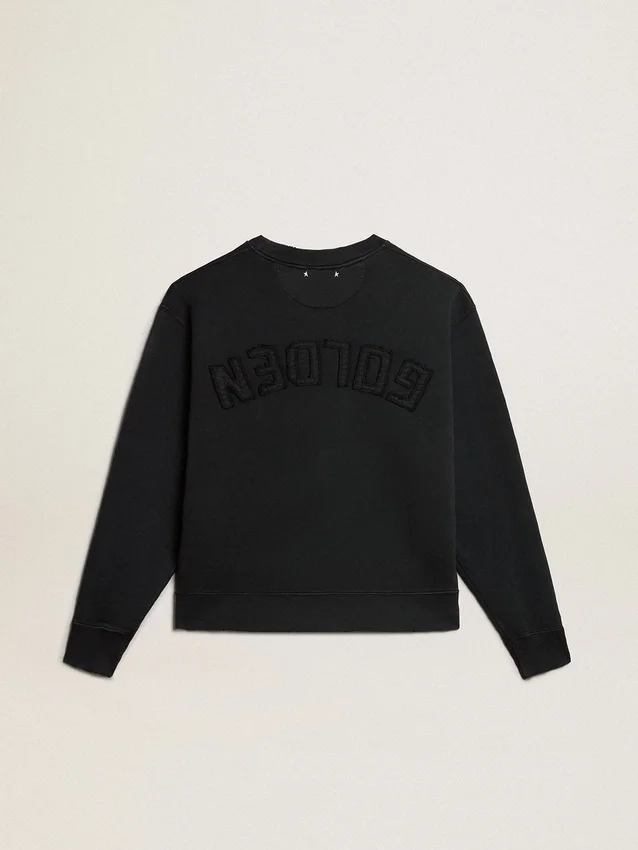 Bluza w kolorze spranego czerni z odwróconym logo z tyłu – Jersey Capsule