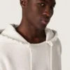 Bluza z kapturem Star unisex z bawełny w kolorze szarym melanżowym