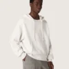 Bluza z kapturem Star unisex z bawełny w kolorze szarym melanżowym