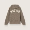 Bluza z kapturem unisex w kolorze gołębiej szarości