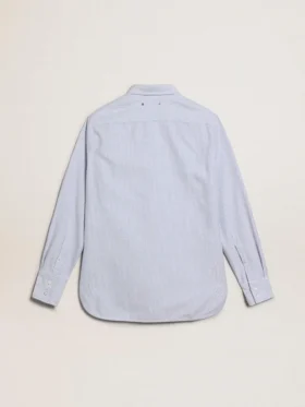 Damska koszula w wąskie paski