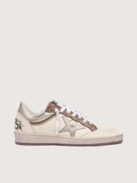 Damskie buty Ball Star LTD z nappa, z metaliczną gwiazdą na bazie surowców odnawialnych i wstawkami