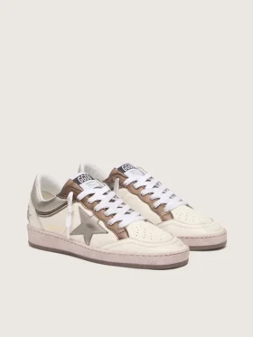 Damskie buty Ball Star LTD z nappa, z metaliczną gwiazdą na bazie surowców odnawialnych i wstawkami