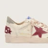 Damskie buty Ball Star LTD z nappy ze skórzaną gwiazdą i srebrną zamszową wstawką na pięcie