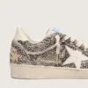 Damskie buty Ball Star LTD z skóry kucyka w panterkę z kremową skórzaną gwiazdą