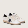 Damskie buty Ball Star z nappy z czarną gwiazdą i czarną wstawką na pięcie