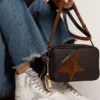 Damskie buty Francy ze skóry z zamszową gwiazdą