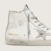 Męskie buty Francy ze skóry z srebrną gwiazdą z zamszu