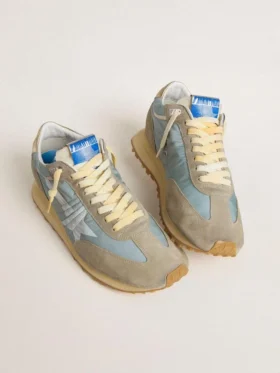 Damskie buty Marathon z jasnoniebieską nylonową cholewką i pastelowo-niebieską gwiazdką
