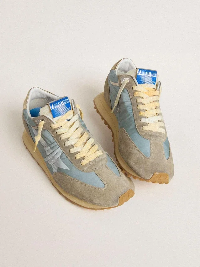 Damskie buty Marathon z jasnoniebieską nylonową cholewką i pastelowo-niebieską gwiazdką