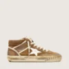 Damskie buty Mid Star LAB z zamszu w kolorze rdzy z białą skórzaną gwiazdką