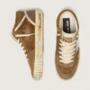 Damskie buty Mid Star LAB z zamszu w kolorze rdzy z białą skórzaną gwiazdką