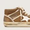 Damskie buty Mid Star LAB z zamszu w kolorze rdzy z białą skórzaną gwiazdką