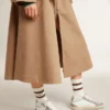 Damskie buty Mid Star z nappy i zamszu z jasnobrązową metaliczną skórzaną gwiazdą
