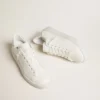 Damskie buty Purestar na bazie surowców odnawialnych z białą gwiazdą i zapiętkiem z efektem lustrzanym