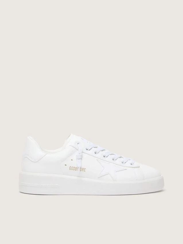 Damskie buty Purestar z materiału pochodzenia biologicznego z białą gwiazdą i zakładką na pięcie