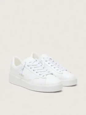 Damskie buty Purestar z materiału pochodzenia biologicznego z białą gwiazdą i zakładką na pięcie