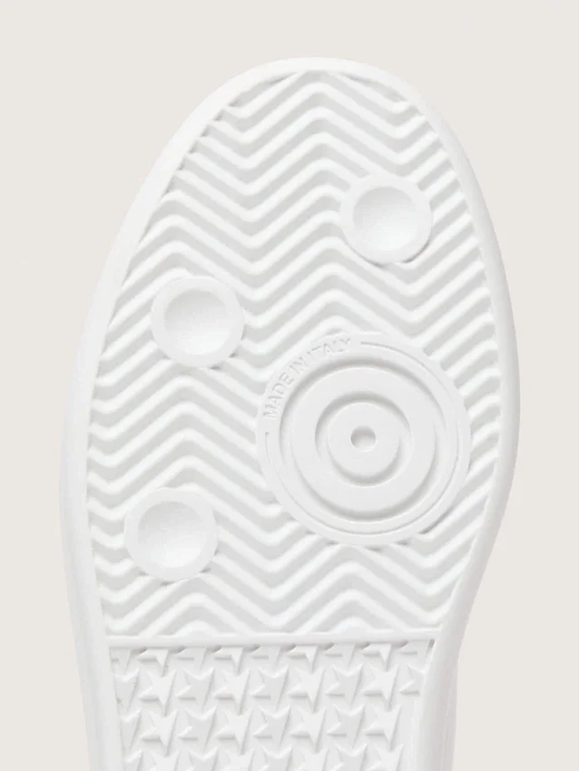 Damskie buty Purestar z materiału pochodzenia biologicznego z białą gwiazdą i zakładką na pięcie