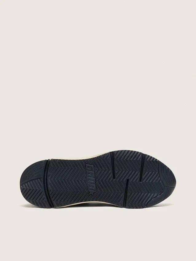 Damskie buty Running Sole z pudroworóżowej skóry z srebrną gwiazdką