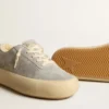 Męskie buty Space-Star z szarego jak lód zamszu z podszewką z owczej skóry