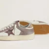 Damskie buty Stardan LTD z nappa i zamszu z fioletową zamszową gwiazdką i lawendową zamszową wstawką na pięcie