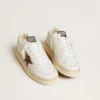 Damskie buty Stardan z nappy z błyszczącą gwiazdką i metaliczną skórzaną wstawką na pięcie