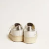 Damskie buty Stardan z nappy z błyszczącą gwiazdką i metaliczną skórzaną wstawką na pięcie