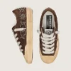 Męskie buty Super-Star Penstar z brązowego zamszu z ćwiekami