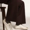 Damskie buty Super-Star z białej skóry z perforowaną gwiazdą i beżową nakładką na piętę z nubuku