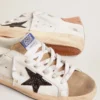 Damskie buty Super-Star z czarną brokatową gwiazdką i różową wstawką na obcasie