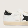 Damskie buty Super-Star z czarną gwiazdką z kryształów Swarovskiego i naszywką na pięcie