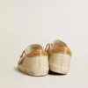 Damskie buty Super-Star z skórzaną gwiazdką i skórzaną wstawką na obcasie z nadrukiem imitującym skórę krokodyla