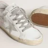 Damskie buty Super-Star z szarą gwiazdą z zamszu i różową skórzaną wstawką na obcasie