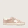 Damskie buty Super-Star z zamszu w kolorze pudrowego różu z białą gwiazdką