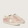 Damskie buty Super-Star z zamszu w kolorze pudrowego różu z białą gwiazdką