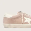 Damskie buty Super-Star z zamszu w kolorze pudrowego różu z białą gwiazdką