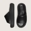 Męskie buty typu slip-on Space-Star z czarnej skóry