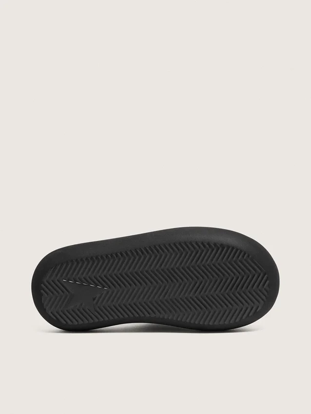 Męskie buty typu slip-on Space-Star z czarnej skóry