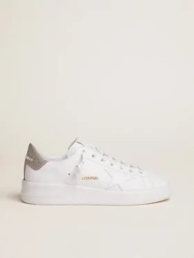 Damskie sneakersy Purestar z błyszczącą srebrną wstawką na pięcie