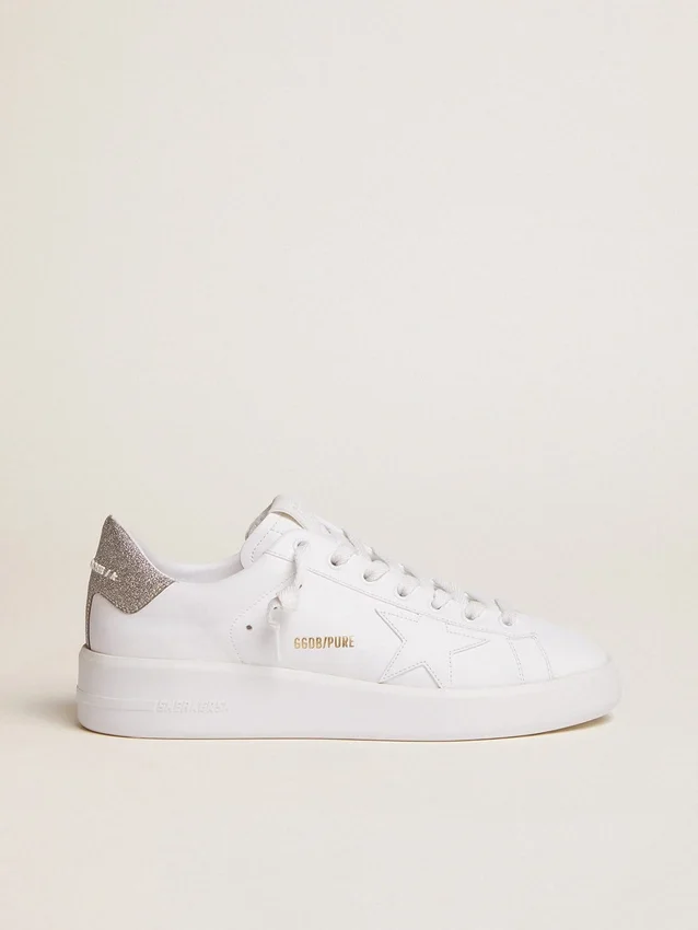 Damskie sneakersy Purestar z błyszczącą srebrną wstawką na pięcie