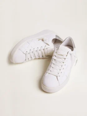 Damskie sneakersy Purestar z błyszczącą srebrną wstawką na pięcie
